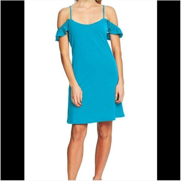 Cece Knit Sheath Dress Blue Size XL Adjustable‎ Straps NWT - Picture 3 of 7